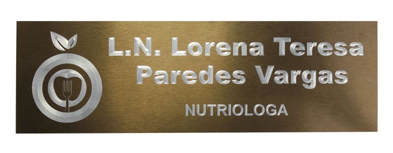 Placa de aluminio
