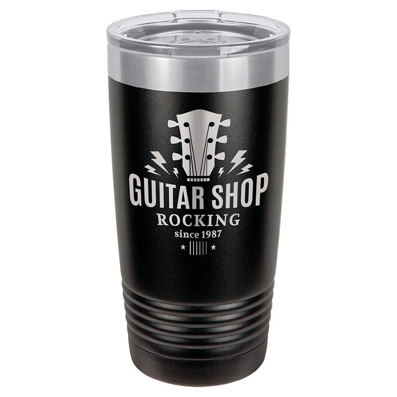 Vaso negro tipo Yeti 20oz personalizado